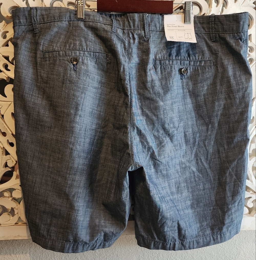 GOODFELLOW THE EVERY DAY FLAT-FRONT SHORTS 9" INSEAM NWT SIZE 42 - Picture 2 of 11